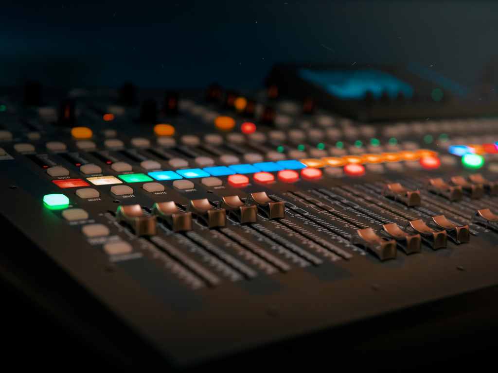 Equipo de audio y escenario